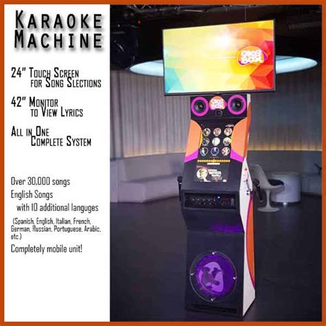 karaoke equipment hire near me.